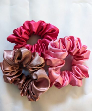 Silky Dreams Hair Scrunchies Collection-3pcs